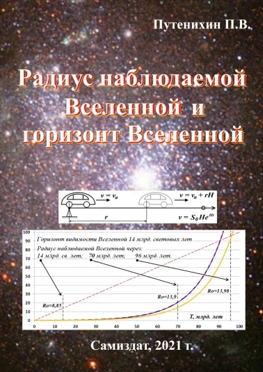 Радиус наблюдаемой Вселенной и горизонт Вселенной