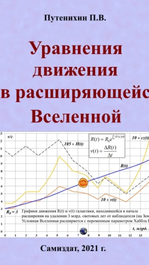 Уравнения движения в расширяющейся Вселенной