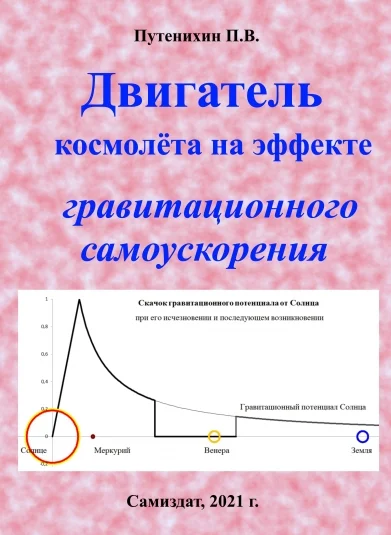 Двигатель космолёта на эффекте гравитационного самоускорения