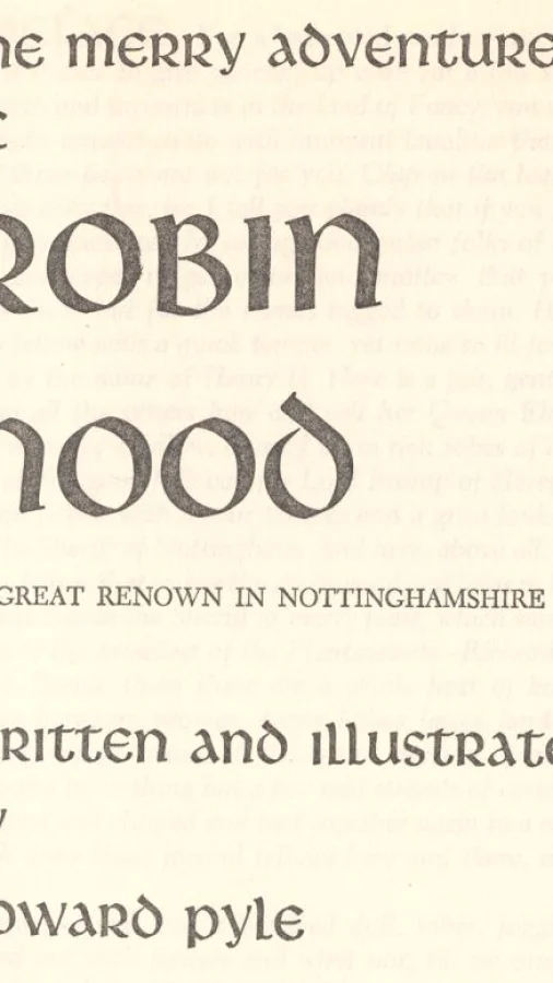 The Merry Adventures of Robin Hood
