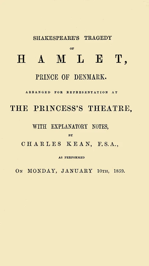 Hamlet, Prince of Denmark